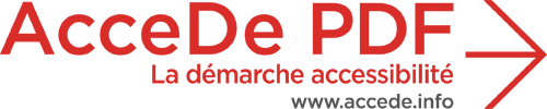 AcceDe PDF, la démarche accessibilité, www.accede.info